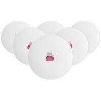 FRÜHSTÜCKSTELLER HAPPY BIRTHDAY With Love weiß-rot ø 21,2 cm 6er Set - Rot/Weiß, Keramik (21.2cm) - Villeroy & Boch