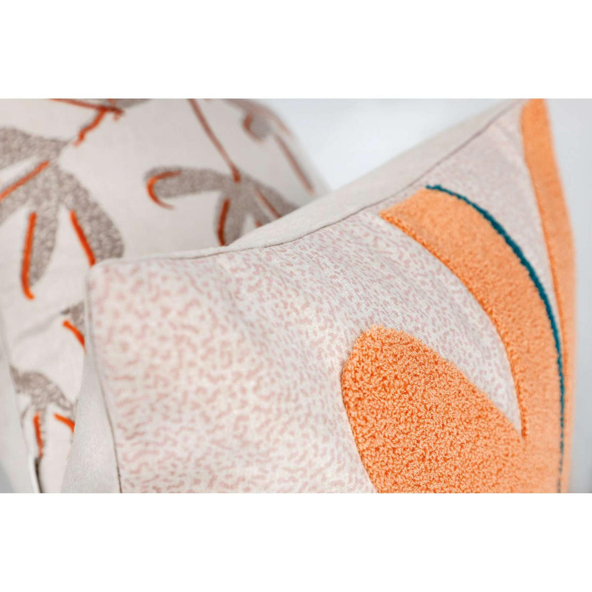 KISSENHÜLLE E-BEA 45/45 cm  - Beige/Orange, Design, Textil (45/45cm) - Esprit