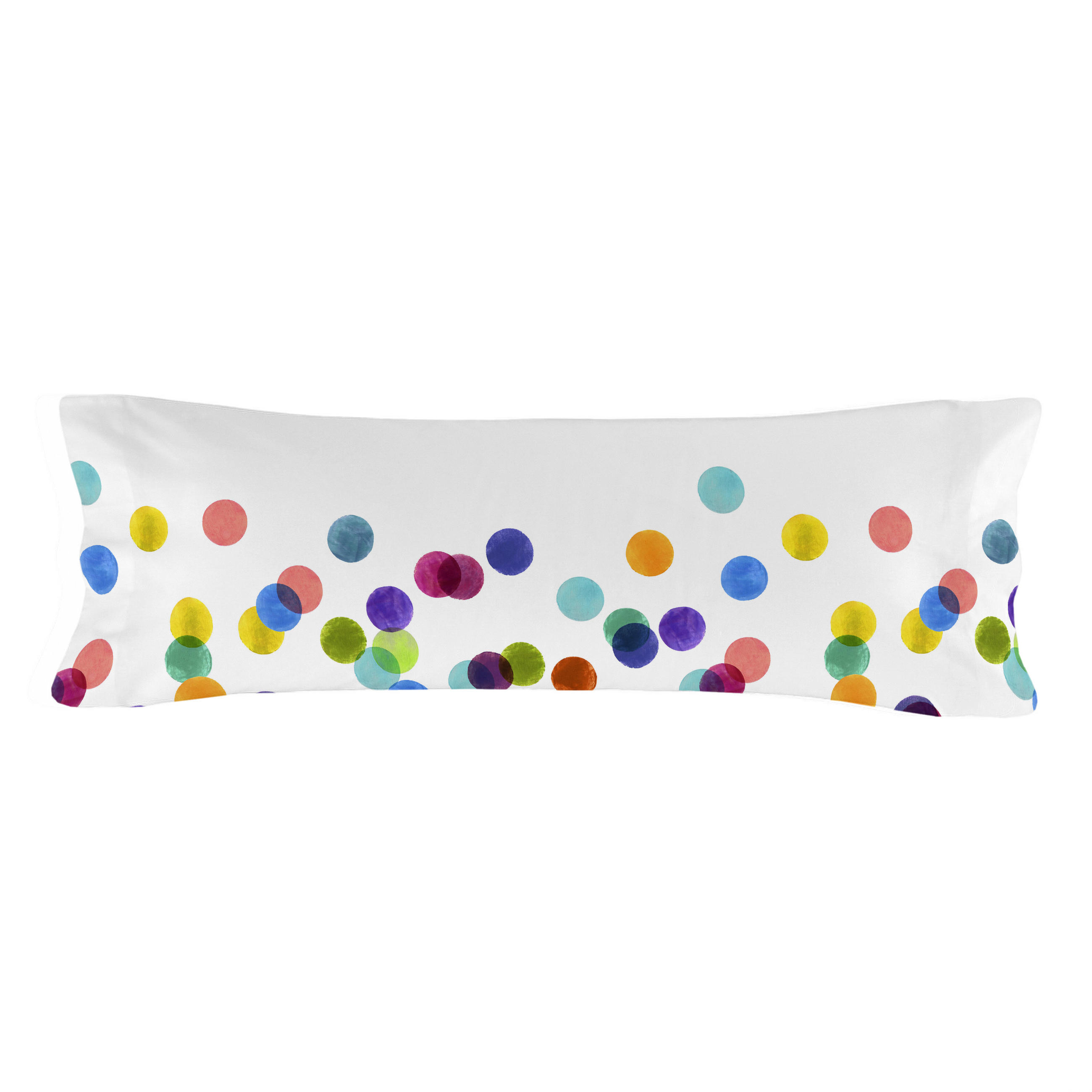 Happy Friday Kissenbezug Mehrfarbig 45x110 cm