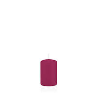 STUMPENKERZEN Cardinal Ø 48 x 80 mm, 24 Stück - Lila, Paraffin (5/8cm) - Wiedemann Kerzen