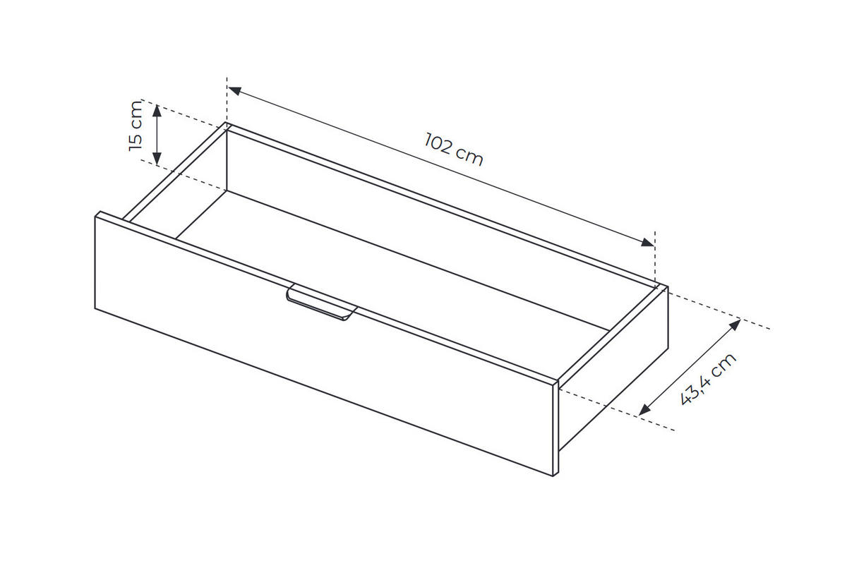 KLEIDERSCHRANK Tally Artisan Eiche / anthrazit 220cm / 60 cm / 210 cm - Eiche Artisan/Braun, Holz/Holzwerkstoff (220/210/60cm) - Feldmann-Wohnen