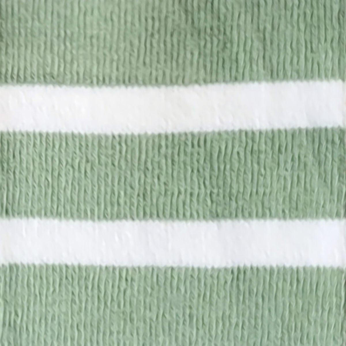 BEINSTULPEN Bio-Babystulpen - Creme/Grün, Textil (7.5/0.5/31cm) - Hoppediz