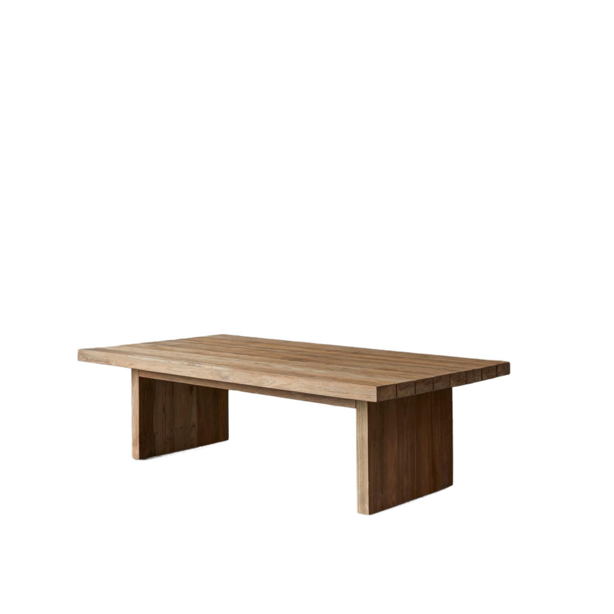 COUCHTISCH Joaquin Natur aus Teak - Naturfarben, Holz (80/150/45cm) - Tikamoon