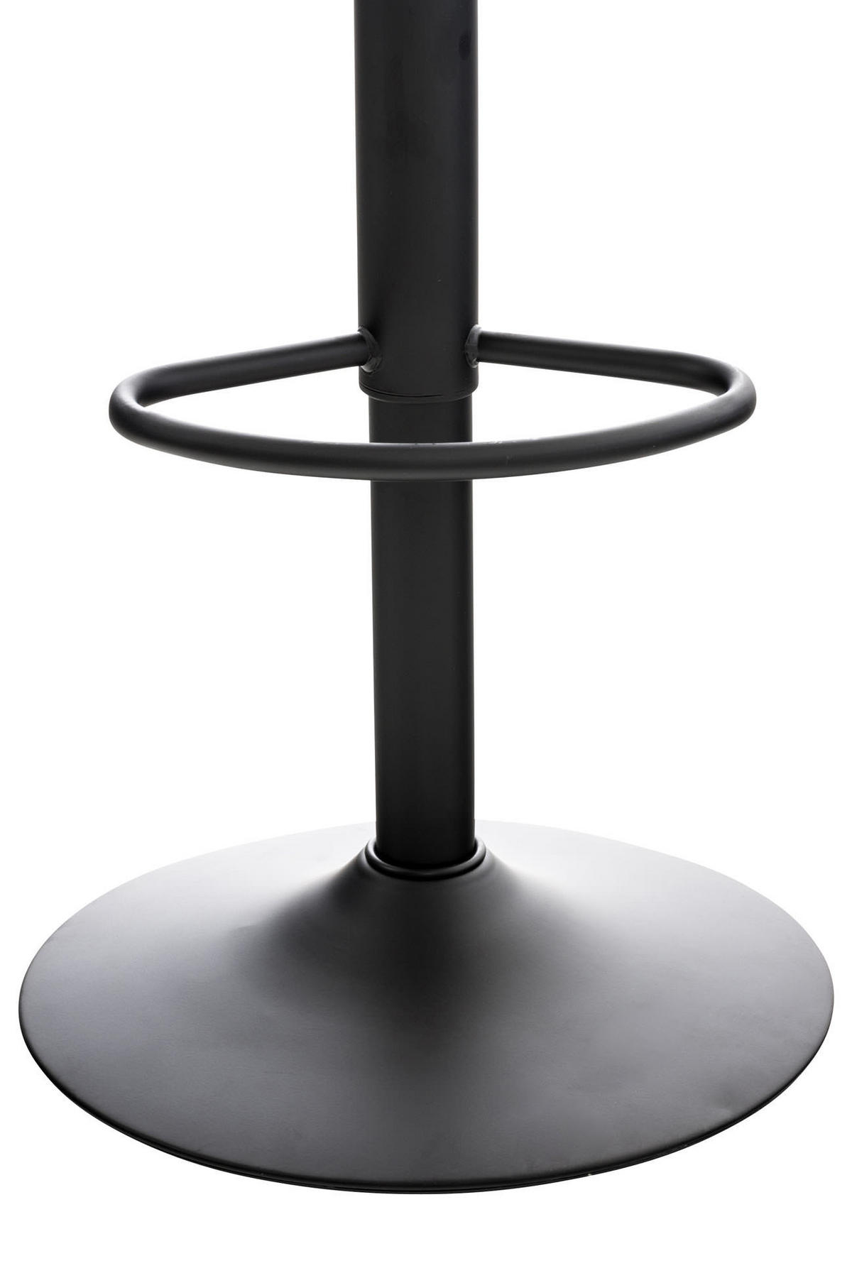 BARHOCKER Kunststoff schwarz - Schwarz, Kunststoff/Metall (44/81/44cm) - CLP
