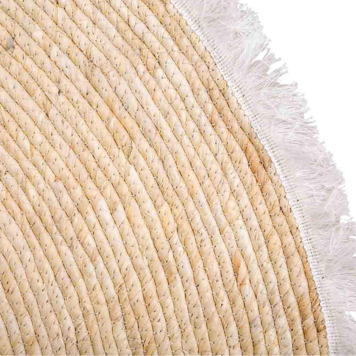 NATURFASERTEPPICH braun handgewebt D120x1 cm - Beige, Naturmaterialien (120/120cm) - Wanderlust