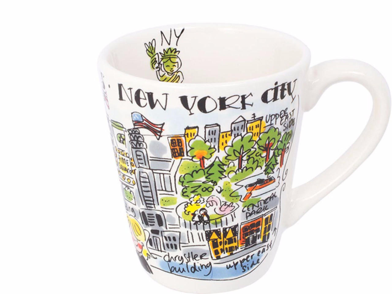 BECHER New York in Bunt - 350 ml - Multicolor, Keramik (0.35L) - Blond Amsterdam
