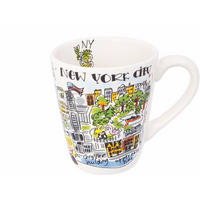 BECHER New York in Bunt - 350 ml - Multicolor, Keramik (0.35L) - Blond Amsterdam