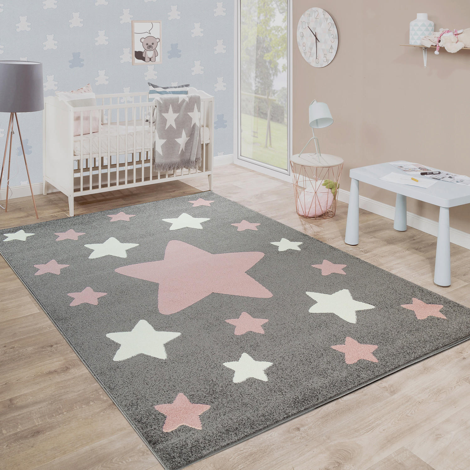 KINDERTEPPICH 120/170 cm Capri 330 - Grau, Textil (120/170cm) - Paco Home