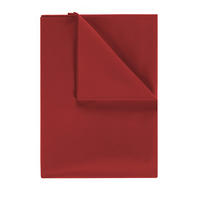 BETTTUCH ohne Gummi 220/275 cm, in Dunkelrot - Dunkelrot, Textil (275/220cm) - Blumtal