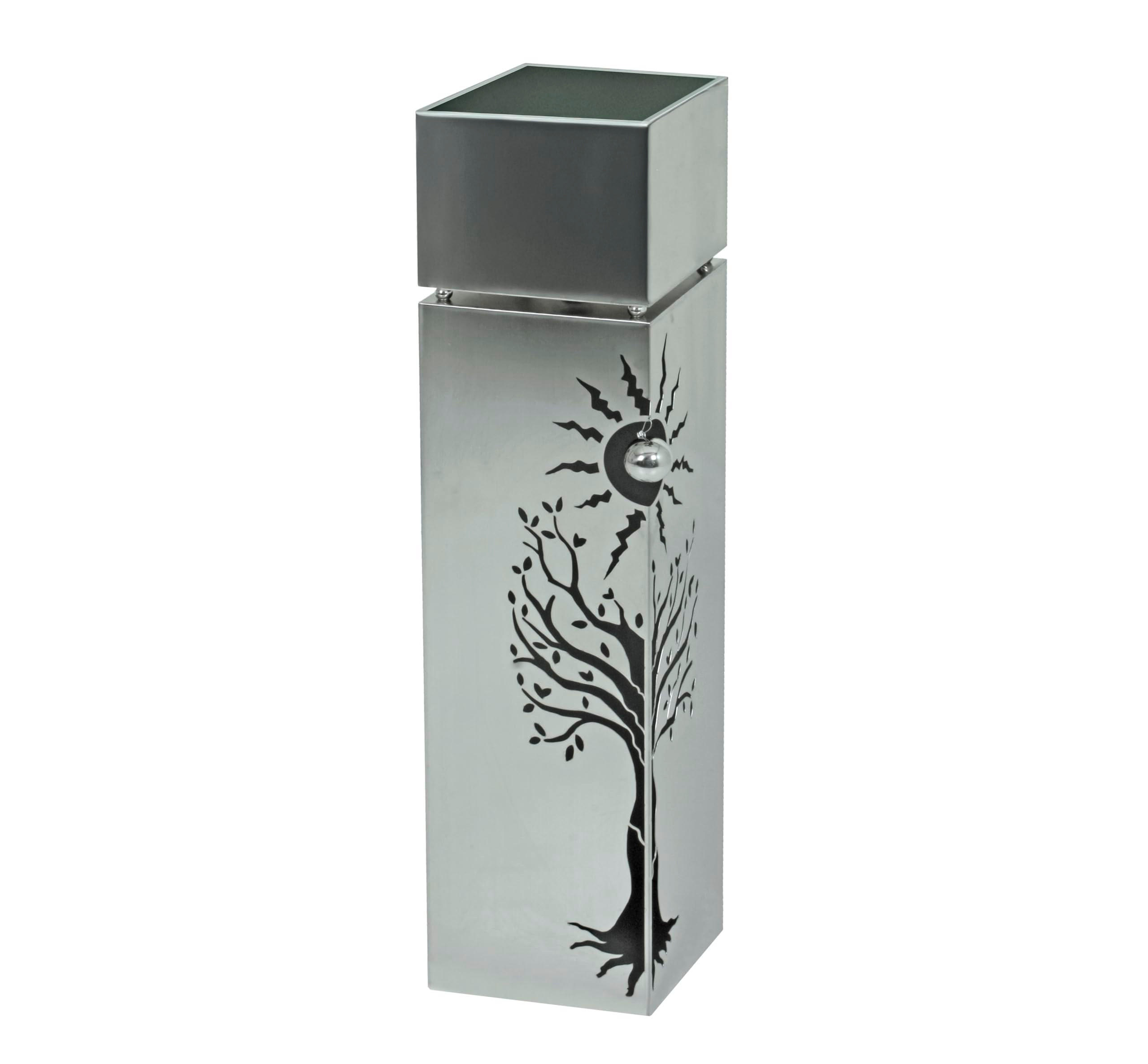 Deluke Pflanzsäule Silber 102 cm