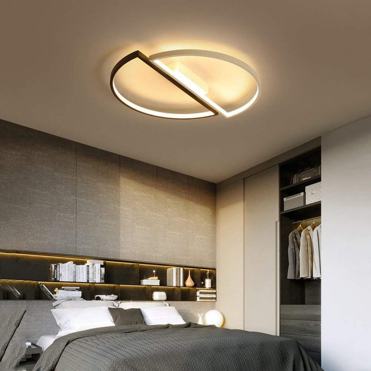 LED-DECKENLEUCHTE Alice 20/4.5/5cm - Weiß, Kunststoff (20/4.5/5cm) - ZMH