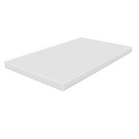 MATRATZEN TOPPER 90X190cm 11 cm Höhe mit Bezug - Weiß, Textil (90/190cm) - Mister Sandman