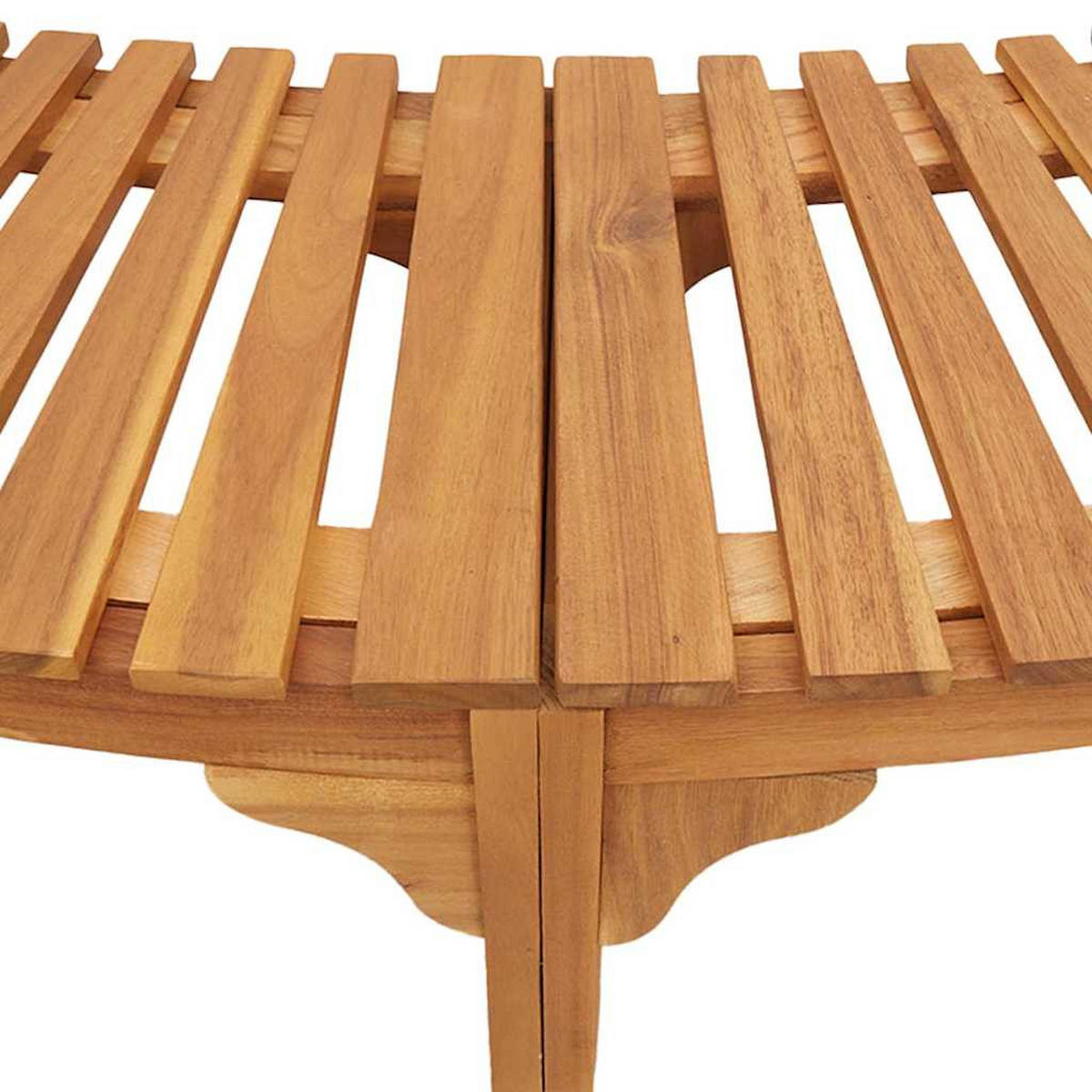 WHIRLPOOL Umgebung Halb-Rund Braun 272/120/55.5 Cm - Braun, Holz (120/55.5/272cm) - vidaXL