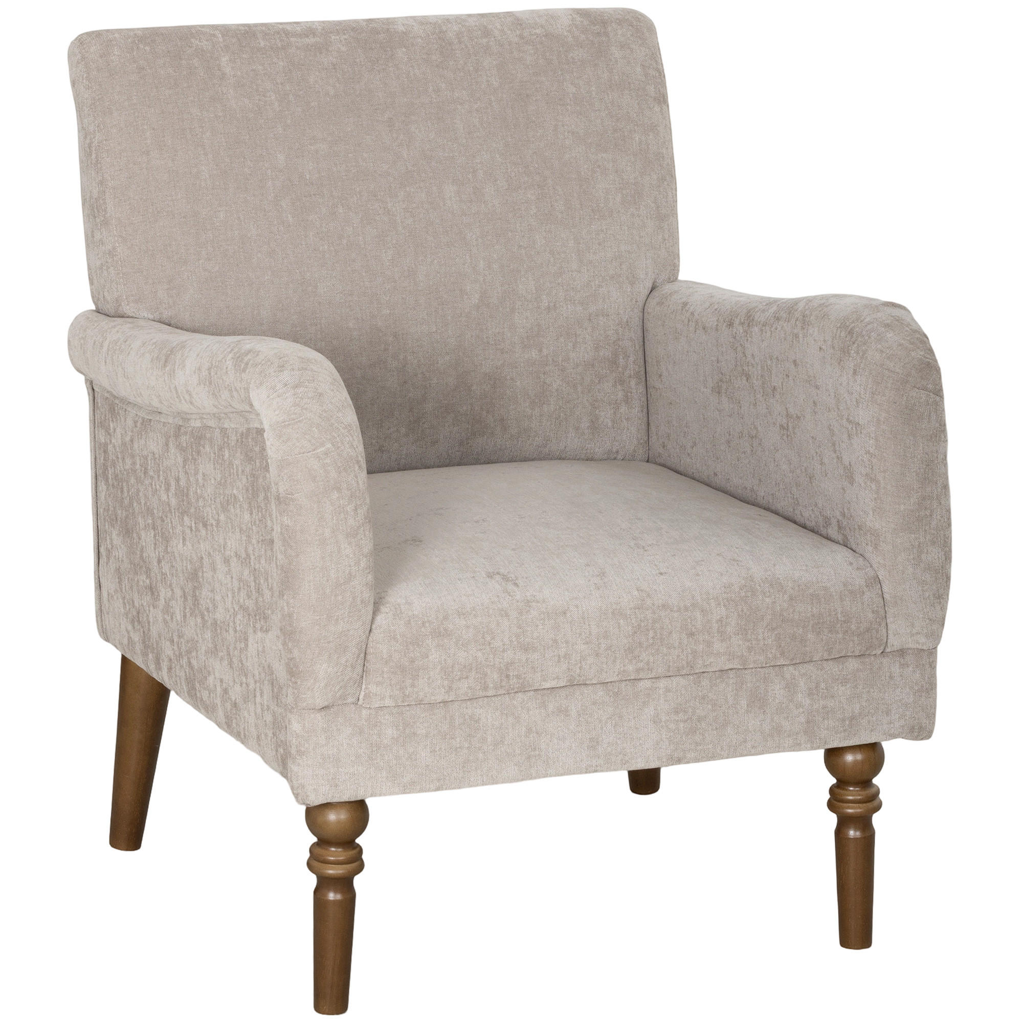 SESSEL DE-13517 hohe Rückenlehne, Massivholzfüße Grau - Grau, Holz (70/88/75cm) - ComfortXL