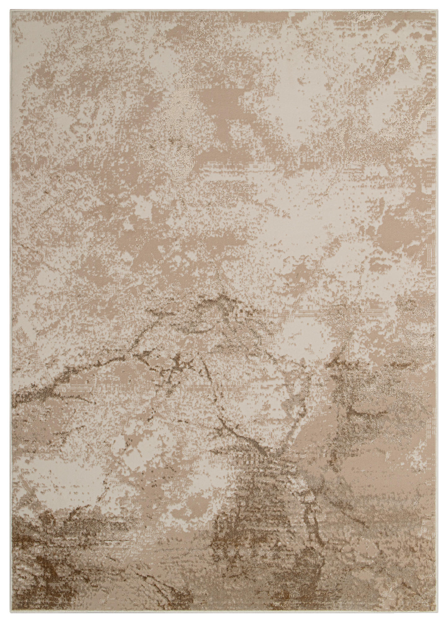 Tapiso Teppich Beige, Creme 80x150 cm