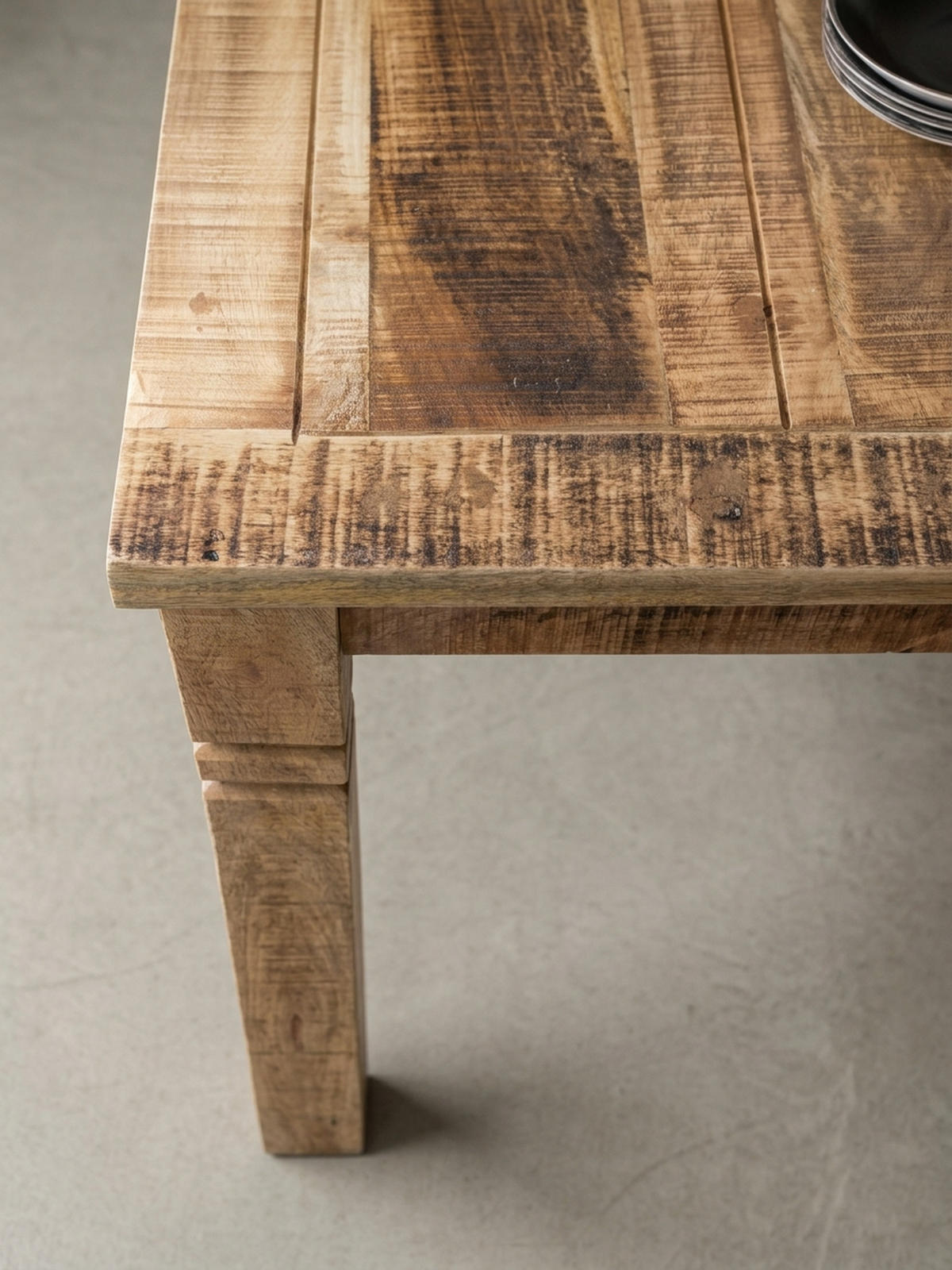 ESSTISCH Massivholz Quadratisch Landhausstil DIANA, Braun 80x80x76 cm - Braun, Holz (80/80/76cm) - KADIMA DESIGN