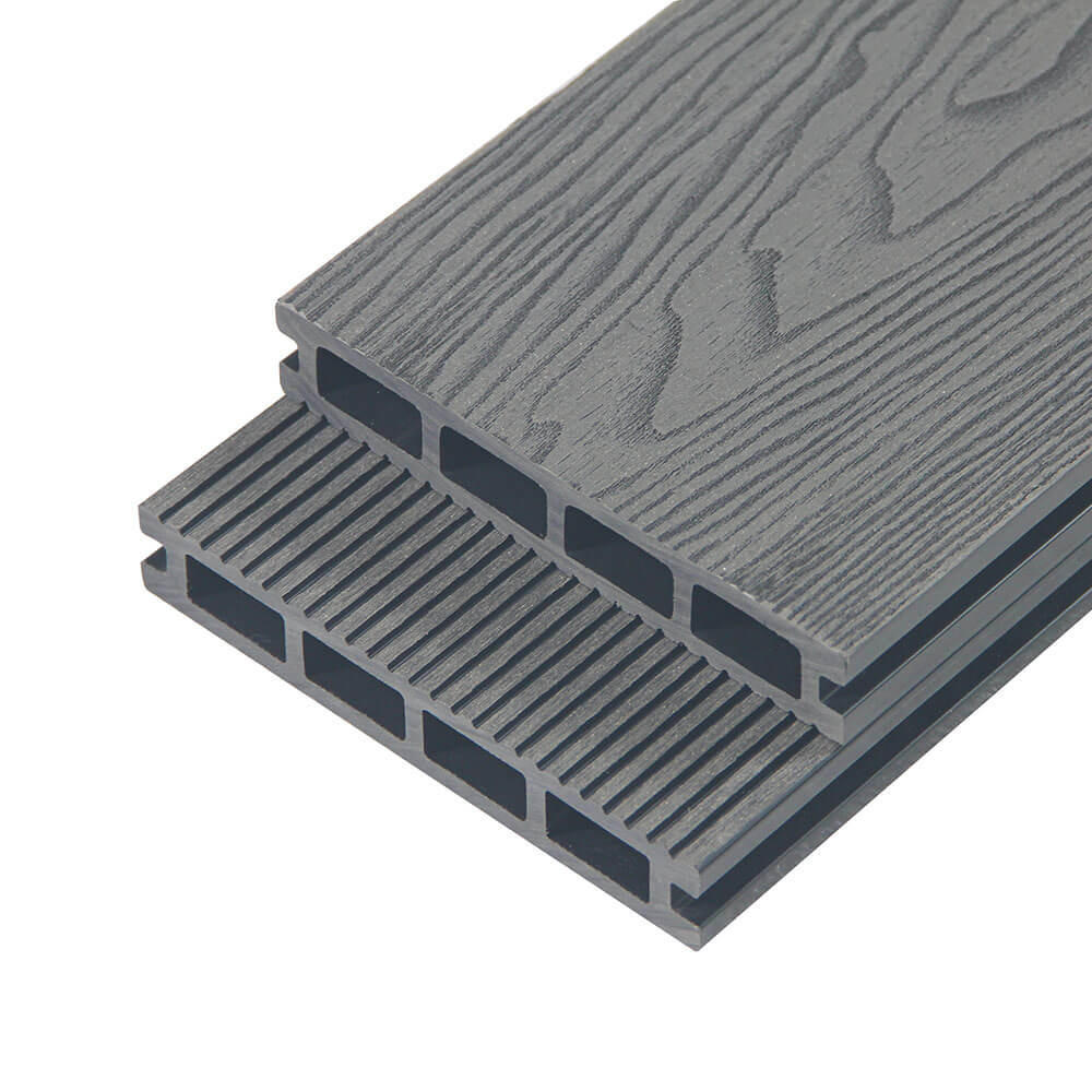 TERRASSENDIELEN SAMANA PREMIUM - Anthrazit, 50m² - Anthrazit, Kunststoff (220/14.6/2.5cm) - Home Deluxe