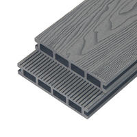 TERRASSENDIELEN SAMANA PREMIUM - Anthrazit, 50m² - Anthrazit, Kunststoff (220/14.6/2.5cm) - Home Deluxe