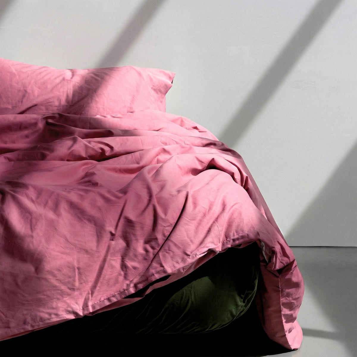 BETTBEZUG Basic Magenta 240x220 cm (Übergrösse) - Magenta, Textil (240/220cm) - Happy Friday