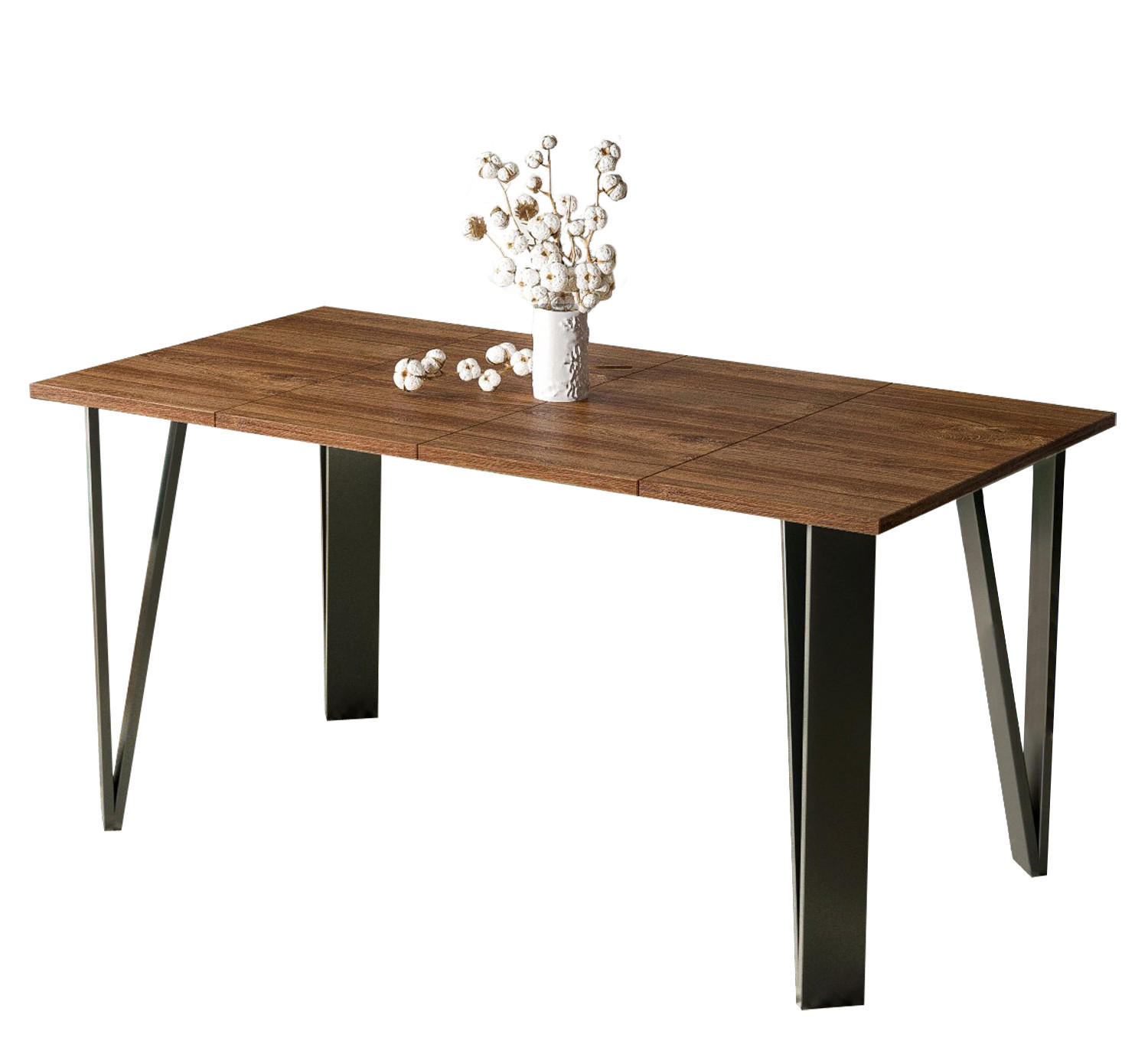 ESSTISCH Adeo ausziehbar bis 170 cm - Eiche San Remo, Holzwerkstoff (80/80/76cm) - Endo-Moebel