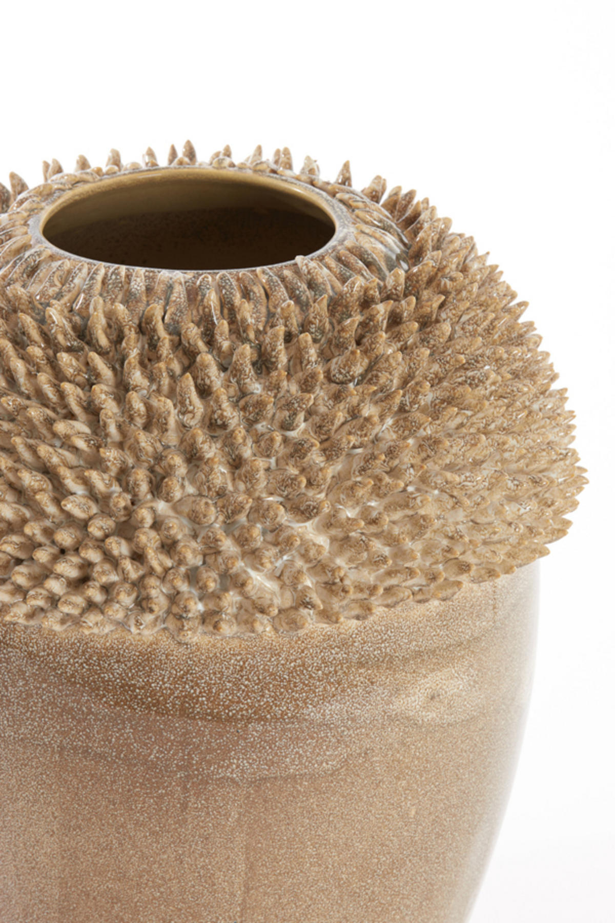 VASE Sangku Braun Ø33/47,5 cm - Braun, Keramik (47.5cm) - Light & Living