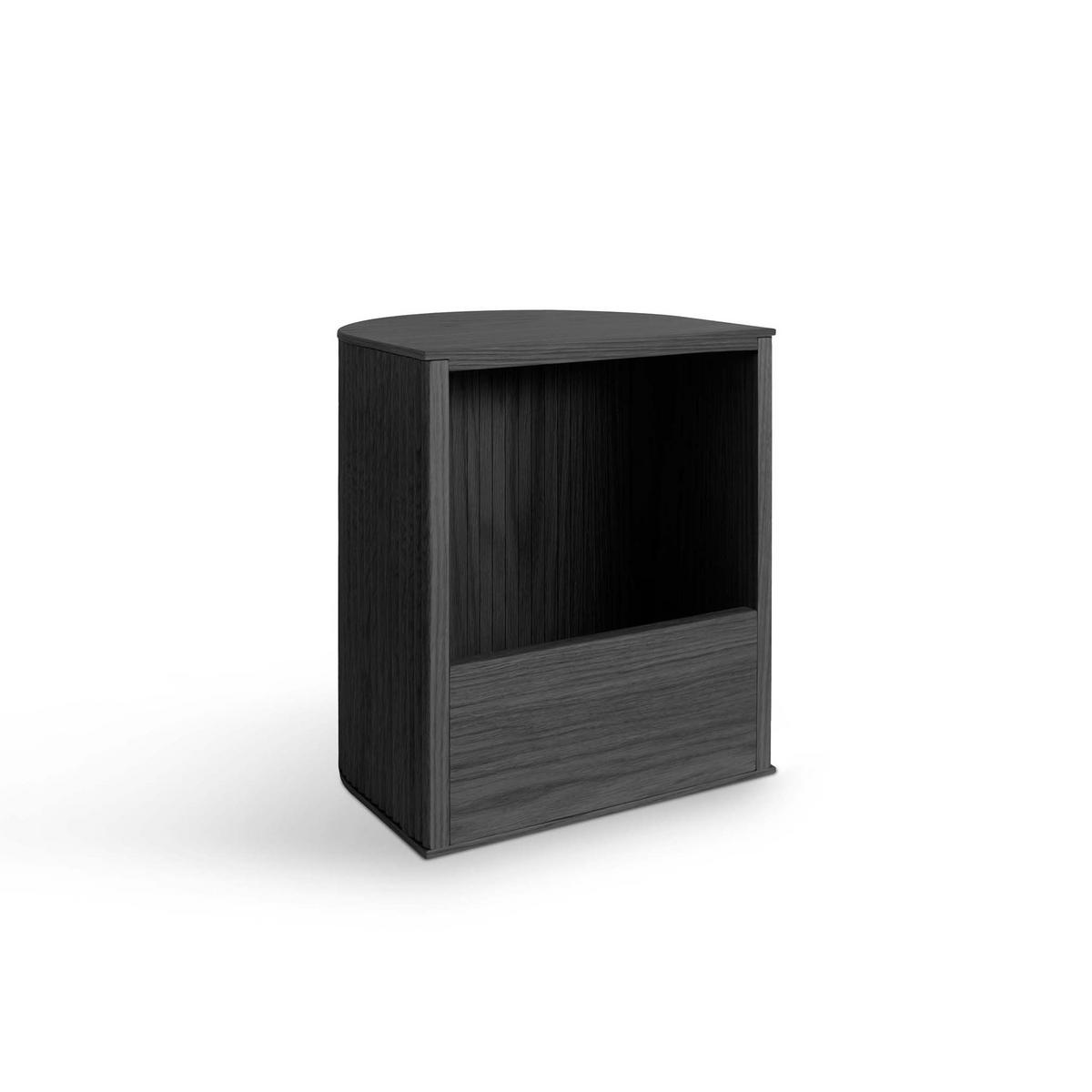 HOCKER Duna mit Stauraum - Schwarz, Holz (35/45/32.8cm) - Woodendot