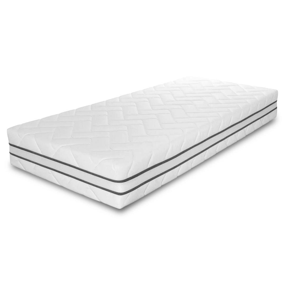 KOMFORTSCHAUMMATRATZE Classic 80x200 cm - Weiß, Textil (80/200cm) - Matratzen Discount