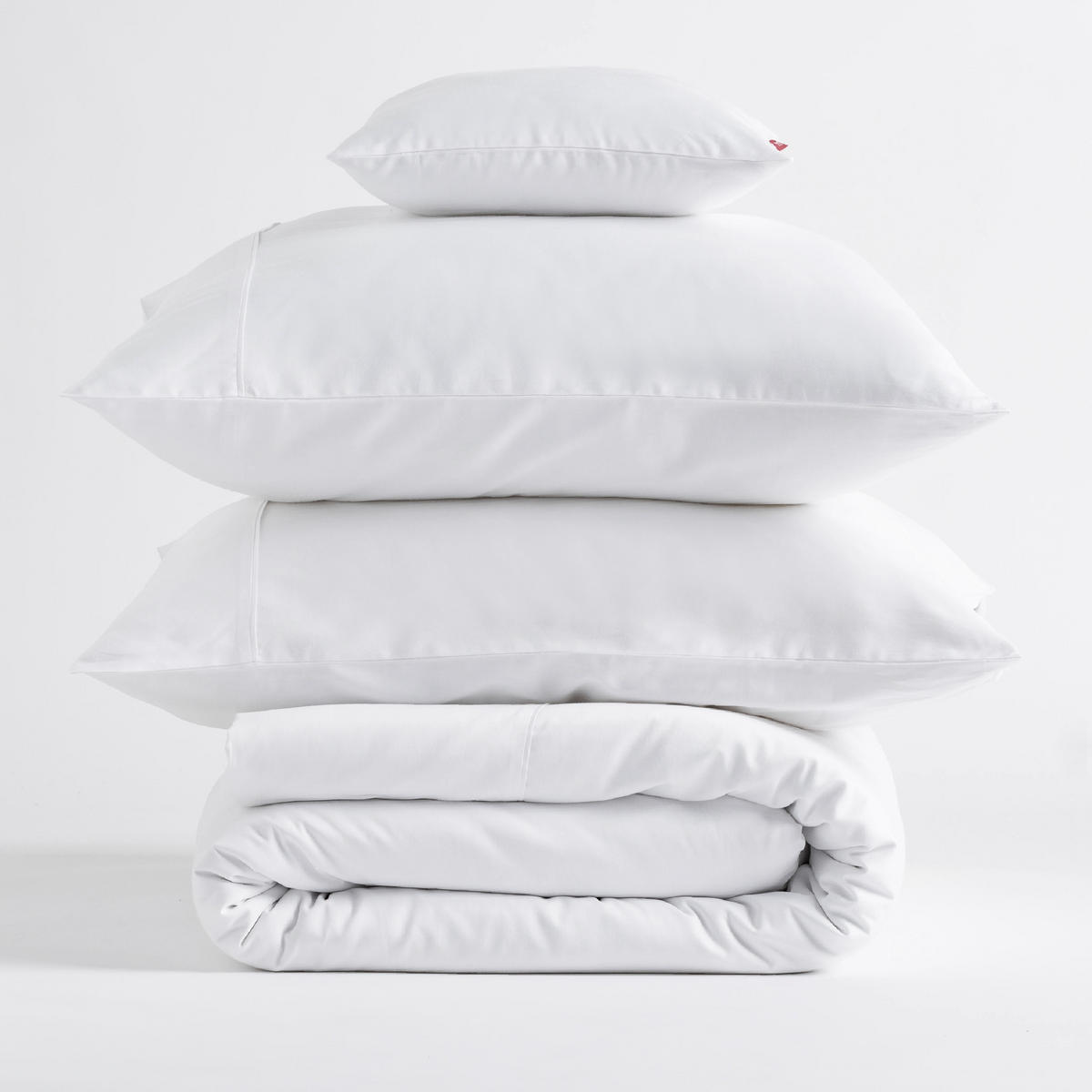 SATIN-BAUMWOLL-BETTWÄSCHE Satinette - Weiß, Textil (140/200cm) - home&you