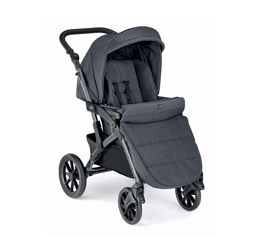 KOMBI-KINDERWAGEN Dinamico Smart 3in1 - Anthrazit, Kunststoff (57/87.3/100cm) - Cam il Mondo del Bambino S.p.A.