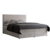 BOXBETT 160x200 cm mit Topper - Beige, Holzwerkstoff/Textil (160/200cm) - Idohome