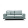 SOFA MEDIOLANE 2,5-Sitzer, mint - Mintgrün, Holzwerkstoff/Textil (203/87/96cm) - Courtois Laville