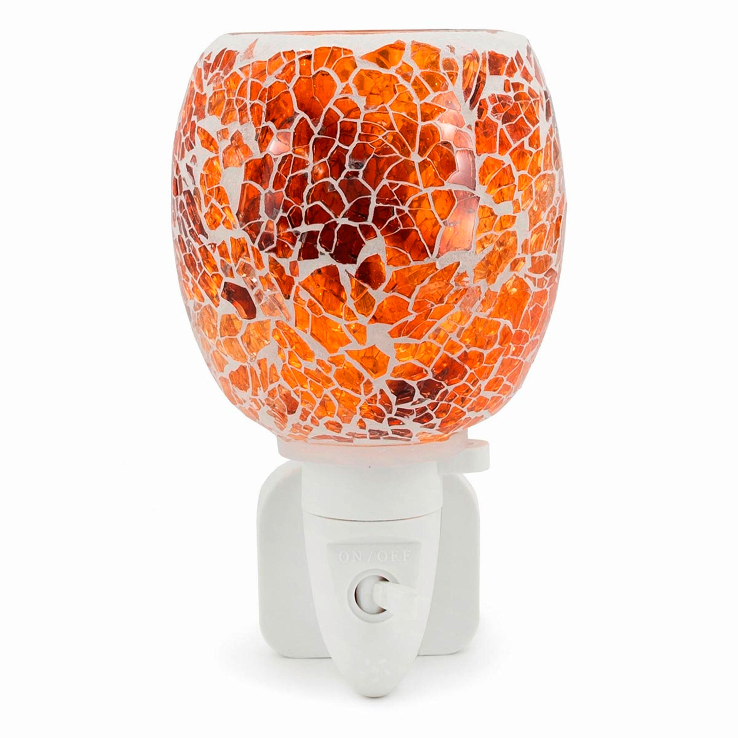 CANDLE Brothers dišeča svetilka - bela, umetna masa/steklo (7/14/11cm)