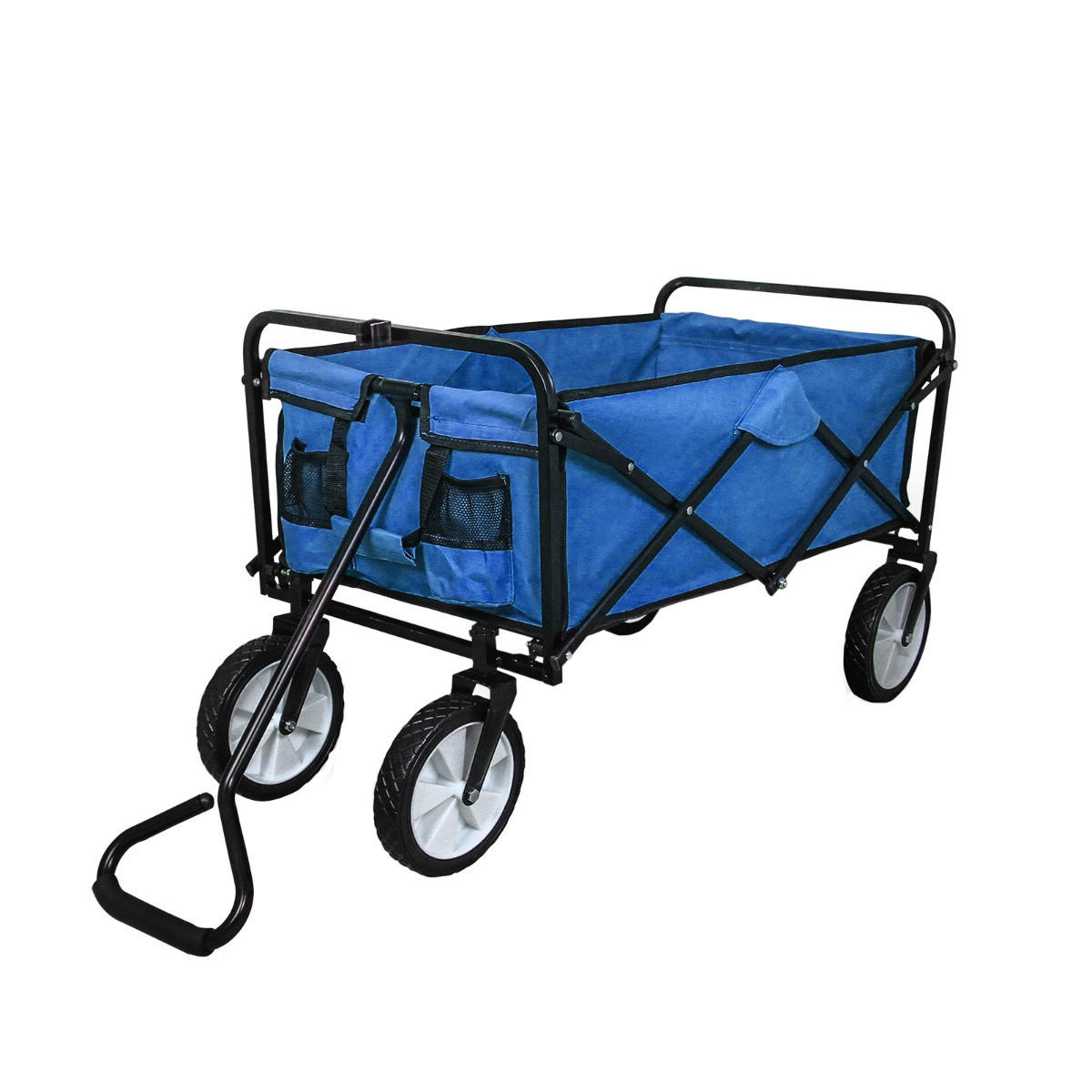 GARTENWAGEN Faltbar Blau - Blau, Metall (53/113/98cm) - Monstershop