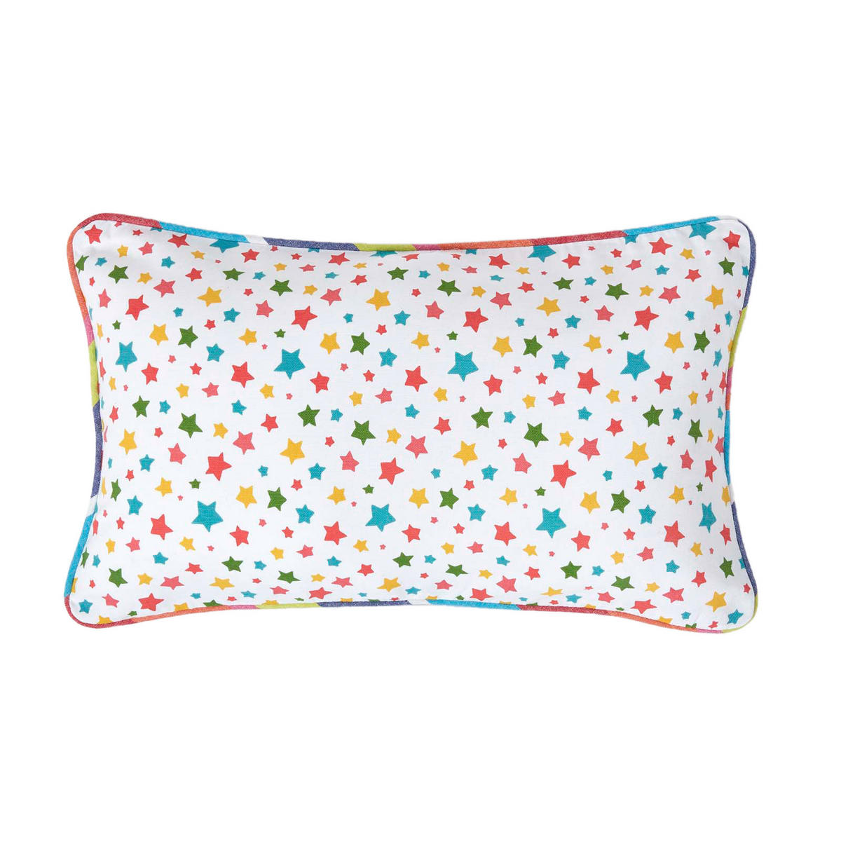 KISSENHÜLLE Bunte Sterne 30/50 cm, 100% Baumwolle - Multicolor, Textil (30/50cm) - Homescapes