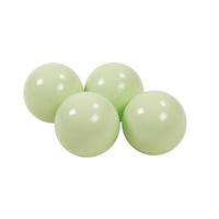 BÄLLE für Bällebad, Kinder Spielbälle, Plastikbälle 50 pcs.: Hellgrün - Hellgrün, Textil (7/7/7cm) - MeowBaby
