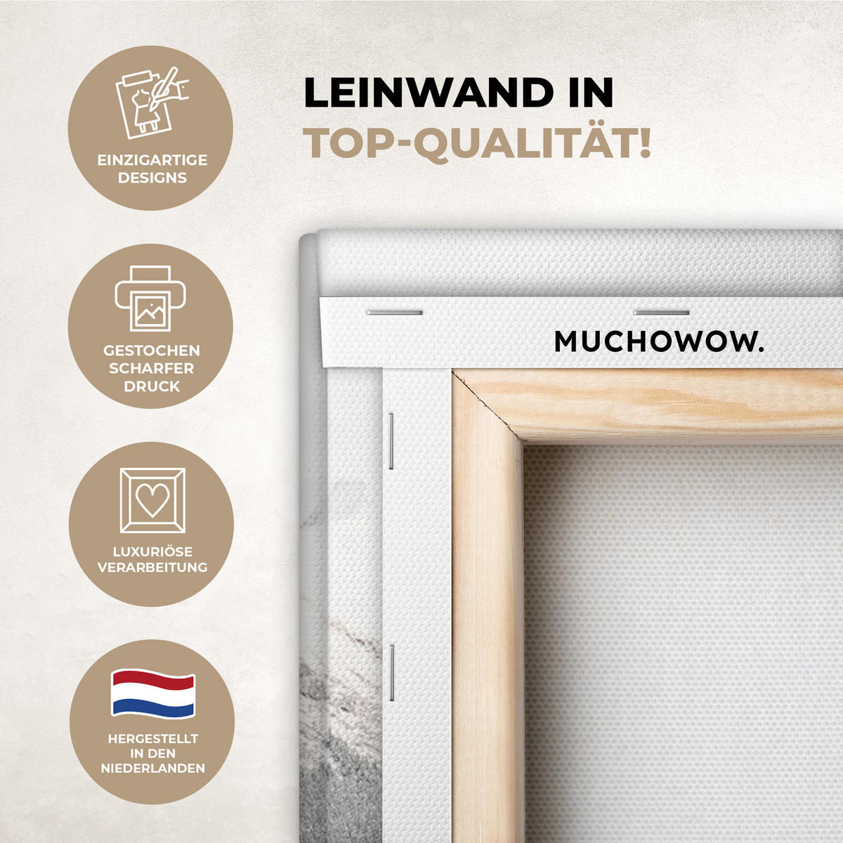 LEINWANDBILD Natur - Winter - Bäume - Berge - Schnee Wandbild Wohnzimmer 60x80 cm - Weiß Hochglanz, Textil (60/80cm) - MuchoWow