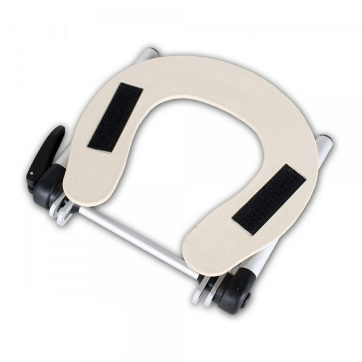 KOPFSTÜTZE für Massageliegen, leichte Reinigung,grau - Grau, Metall (25/4.5/26cm) - tectake