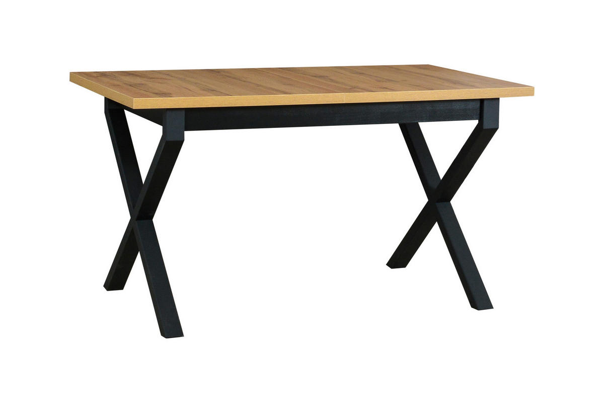 ESSTISCH Ikon 1, 140-180/80 cm, wotan - Eiche Wotan, Holz (80/140/78cm) - Leaf Design