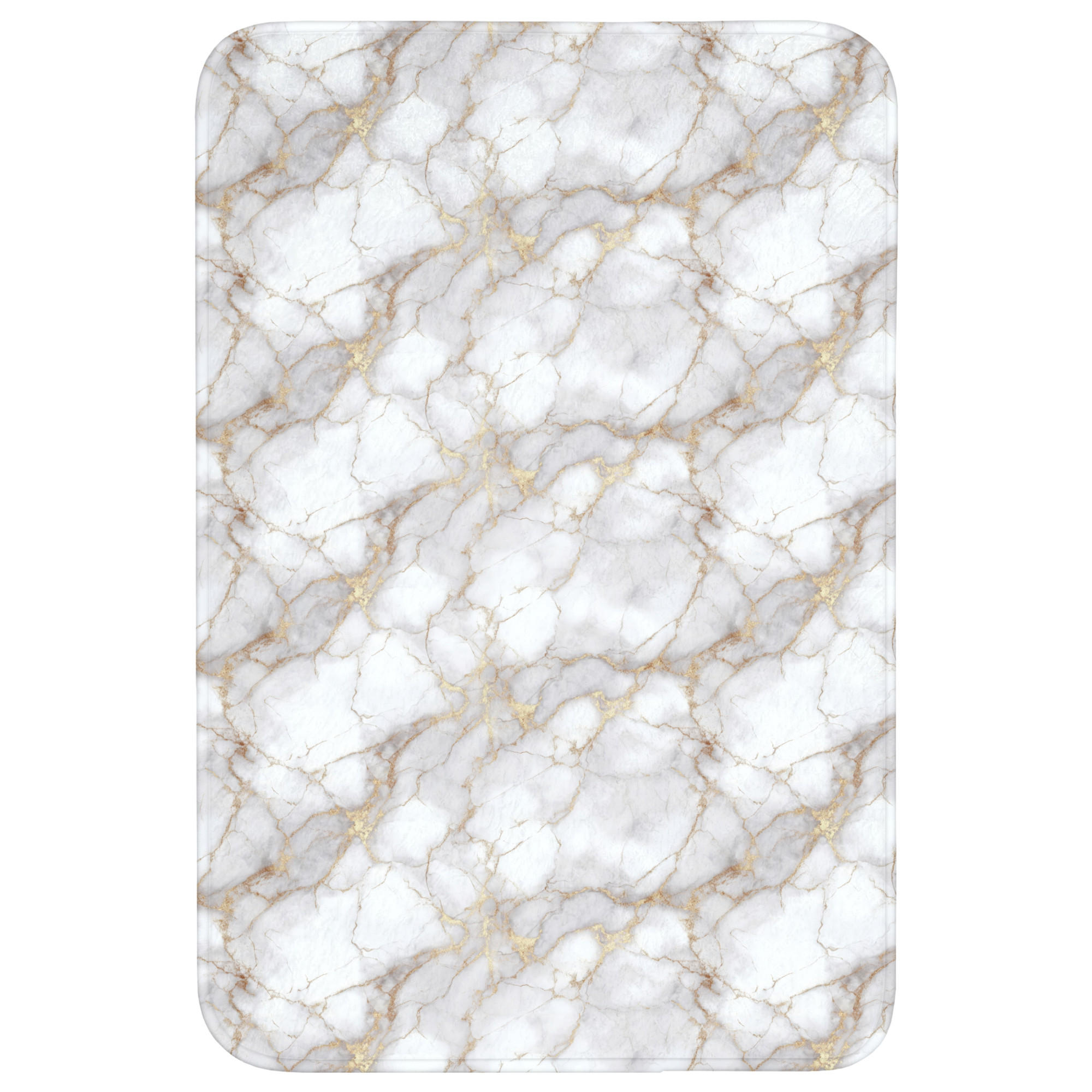 TEPIH ZA KUPAONICU Tekstura 60x90 cm - bijela, tekstil/plastika (60/90cm) - OnlyWow