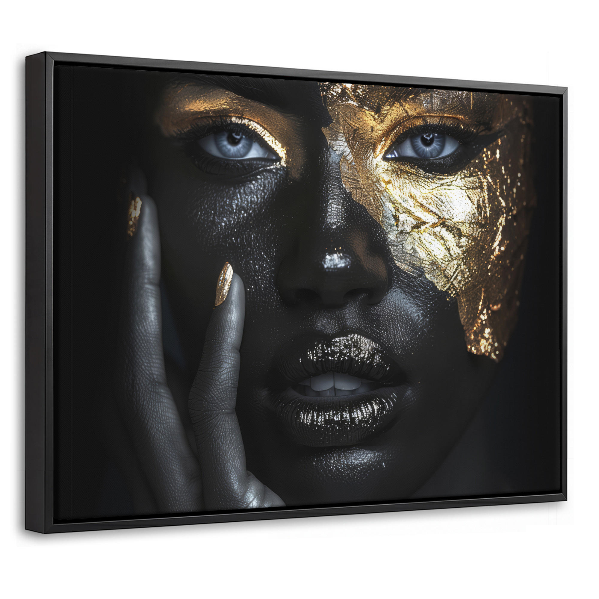 MuchoWow Leinwand Hellblau 40x30 cm