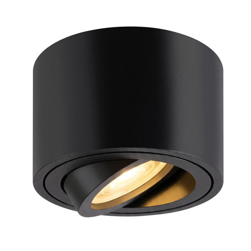 LED Einbaustrahler 18/18/8cm - Schwarz, Metall (18/18/7.5cm) - Nettlife