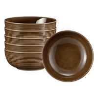 FOODBOWL Terra Erdbraun ø 20,4 cm 6er Set - Braun, Keramik (20.4cm) - Seltmann Weiden
