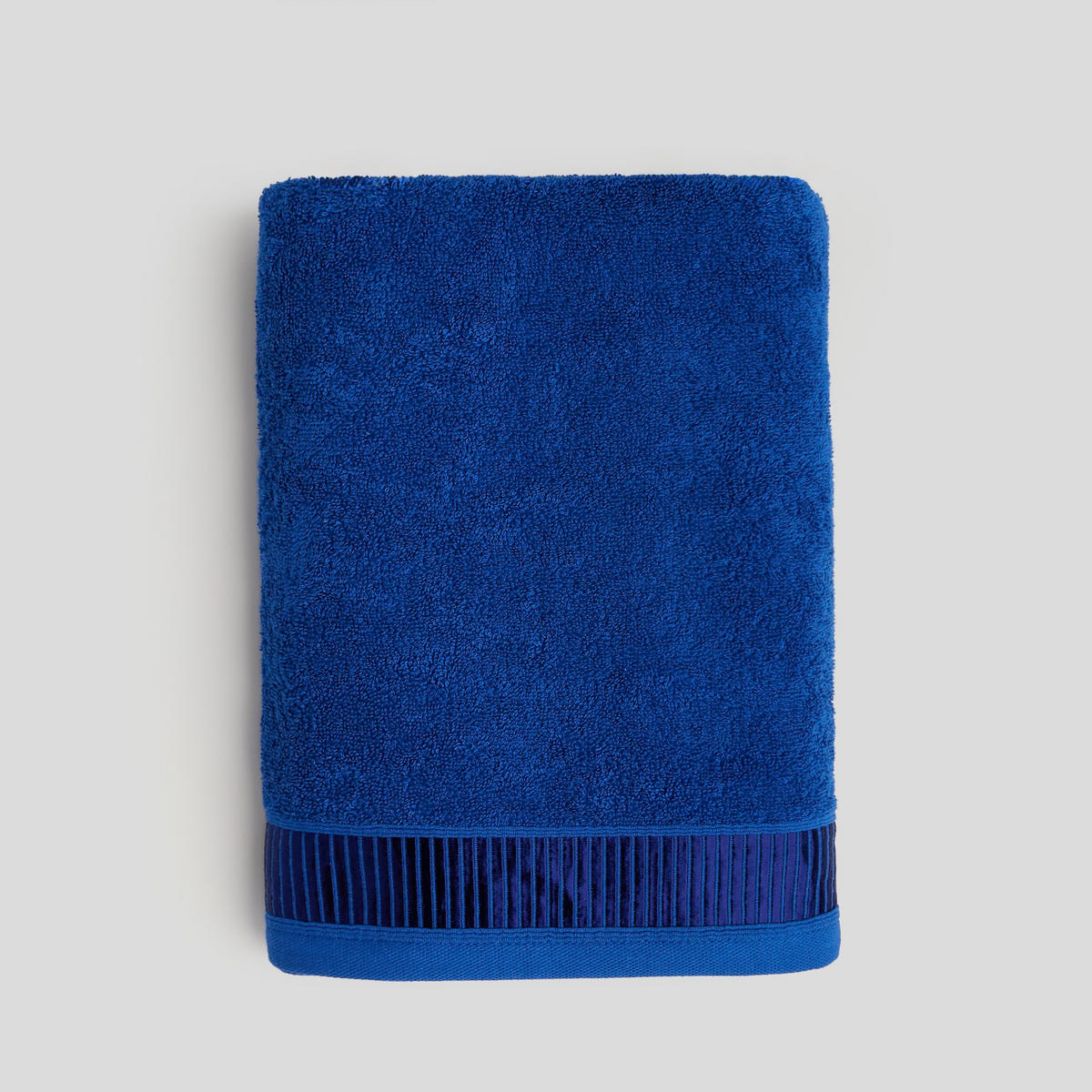 DUSCHTUCH Alicanty - Dunkelblau, Textil (70/130cm) - home&you