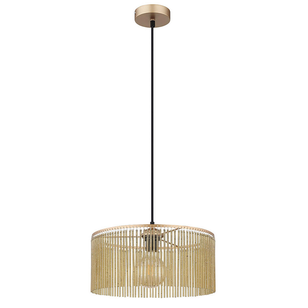 LED HÄNGELEUCHTE Leeds Gold - Goldfarben, Metall (35/35/135cm) - Nowa