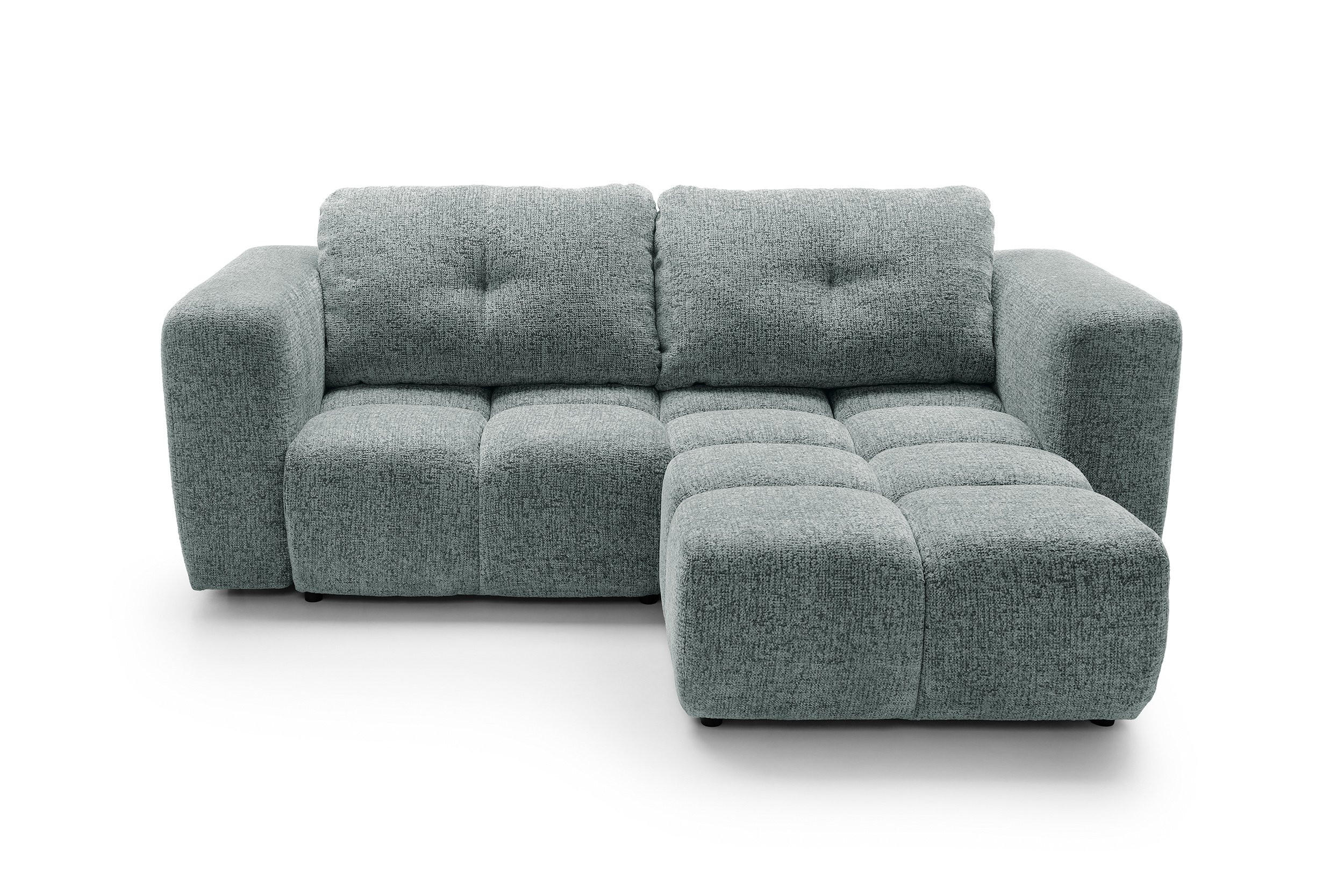 Masseno Ecksofa Grau 245x177 cm
