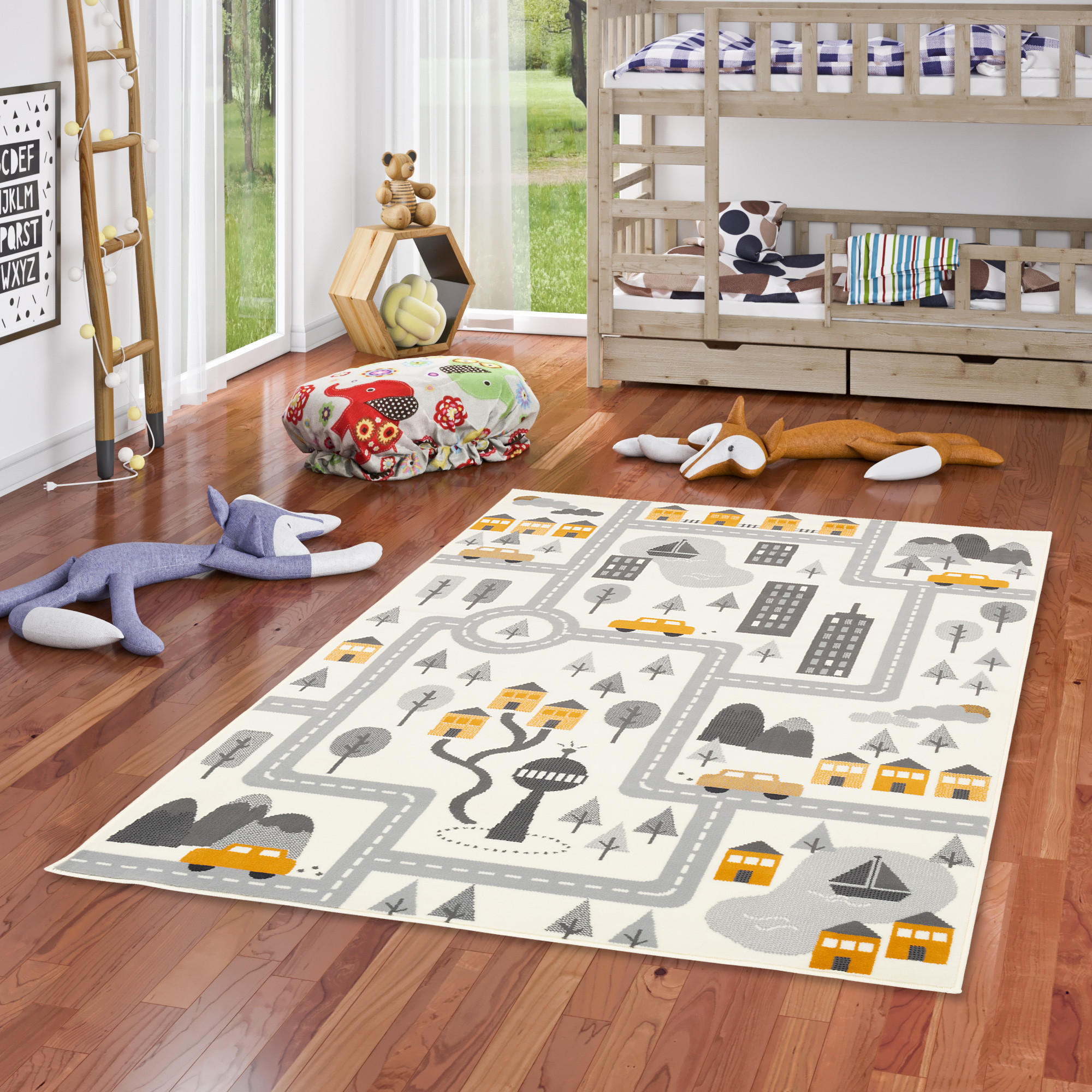 KINDER STRASSENTEPPICH PASSION KIDS - Creme, Textil (160/225cm) - Pergamon