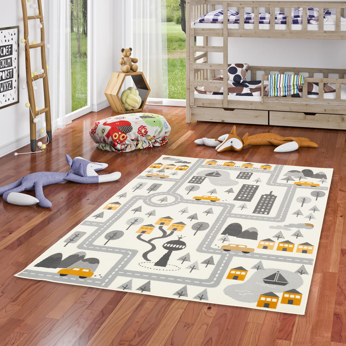 KINDER STRASSENTEPPICH PASSION KIDS - Creme, Textil (120/170cm) - Pergamon