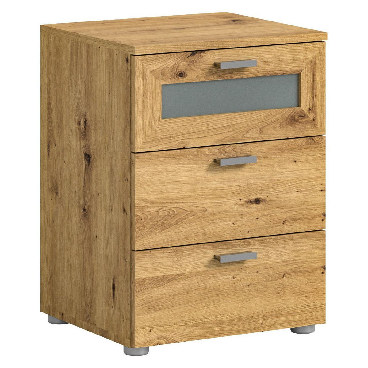 NACHTTISCH Xeno 40/45/60 cm - Braun, Holzwerkstoff (45/60/40cm) - Xonox
