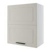 KÜCHENHÄNGESCHRANK Kvantum W8B/60 Vanille Matt / Weiß Matt 60 / 32,5 / 72cm - Creme/Weiß, Holz/Holzwerkstoff (60/72/32.5cm) - Feldmann-Wohnen