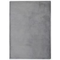 KINDERTEPPICH FLUFFIN dunkelgrau kuschelig waschbar 150/200 cm - Dunkelgrau, Textil (150/200cm) - Tapiso